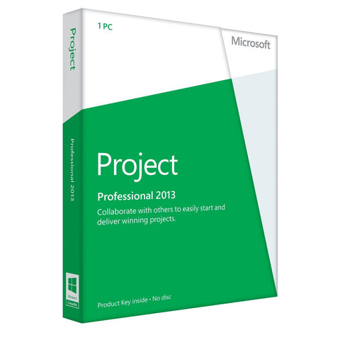 Microsoft Project Professional 2013 for 1 PC Device-Retail-key4good